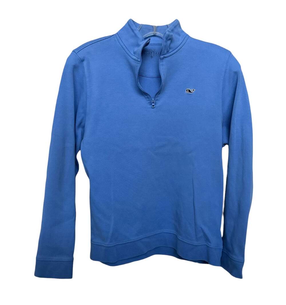 Vineyard Vines Pull Over Quarter Zip Blue Boy’s XL